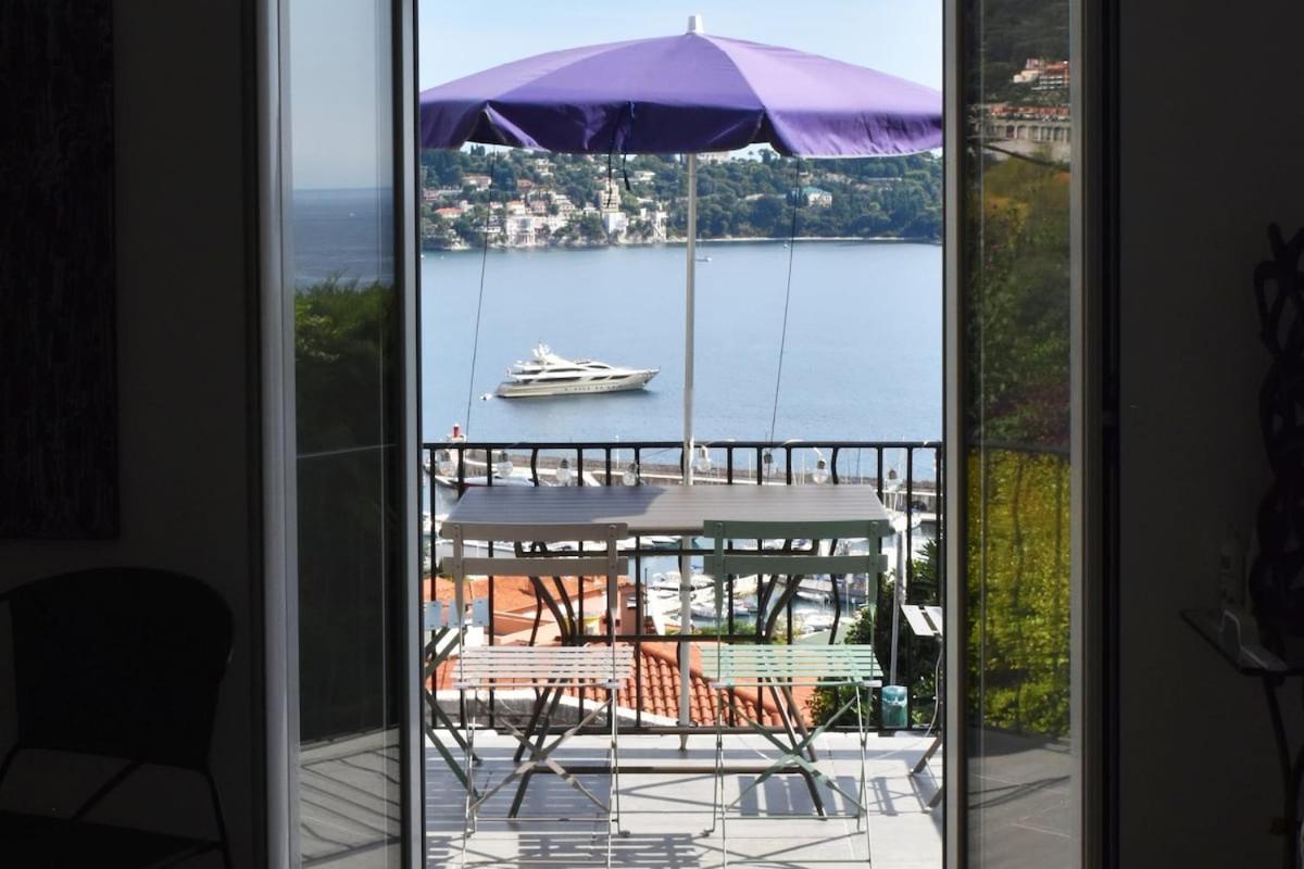 Villa - Climatisé -Vue mer - Proximité des plages Villefranche-sur-Mer Extérieur photo