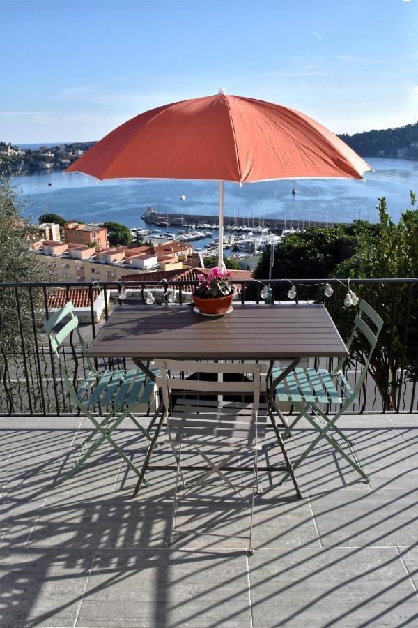 Villa - Climatisé -Vue mer - Proximité des plages Villefranche-sur-Mer Extérieur photo